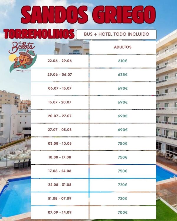 HOTEL SANDOS GRIEGO