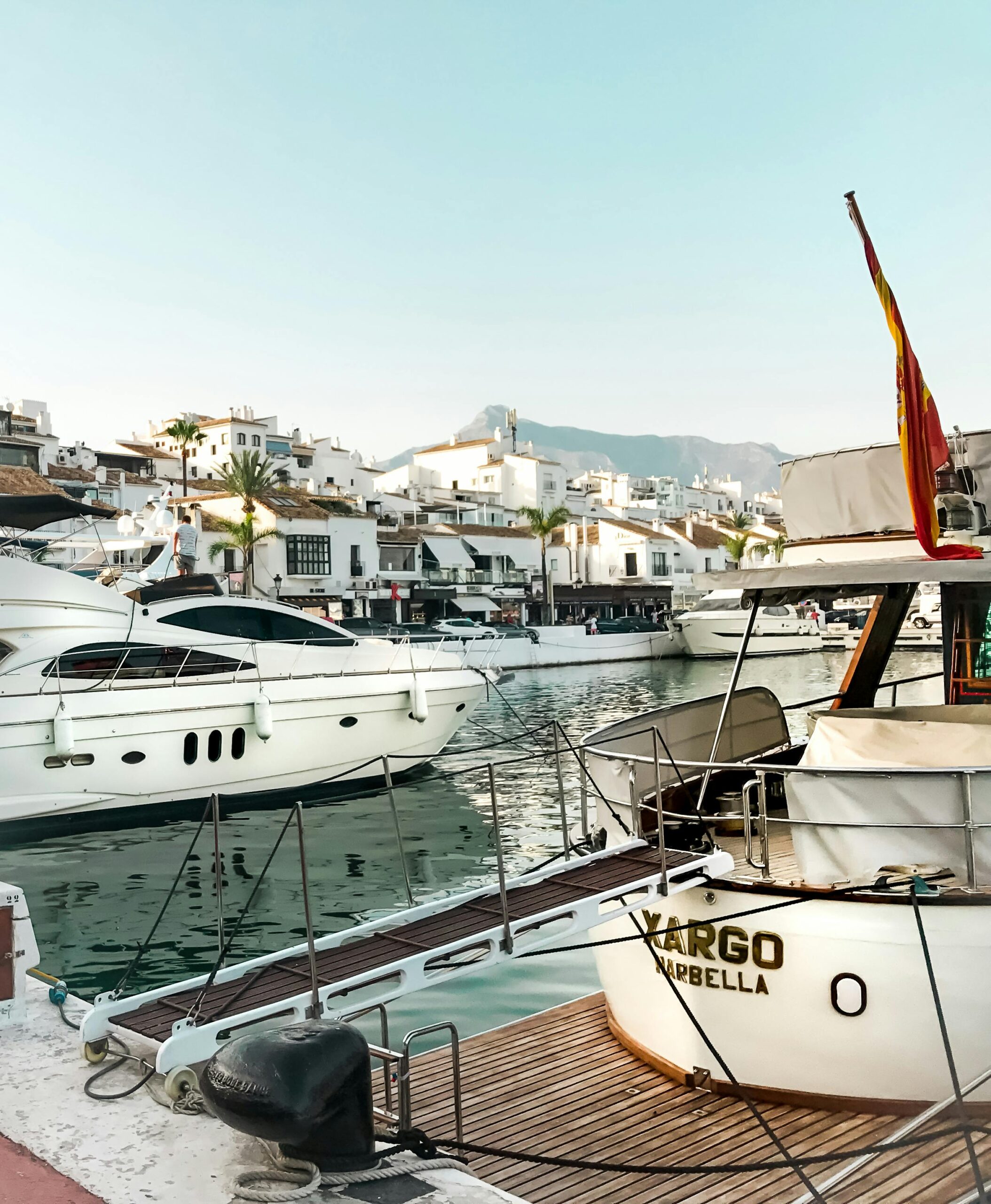 Explore the stunning yachts in Marbella, Spain's picturesque harbor, showcasing luxury and coastal living.