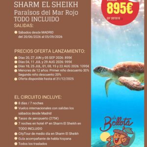 PARAISOS DEL MAR ROJO (SHARM EL SHEIKH)